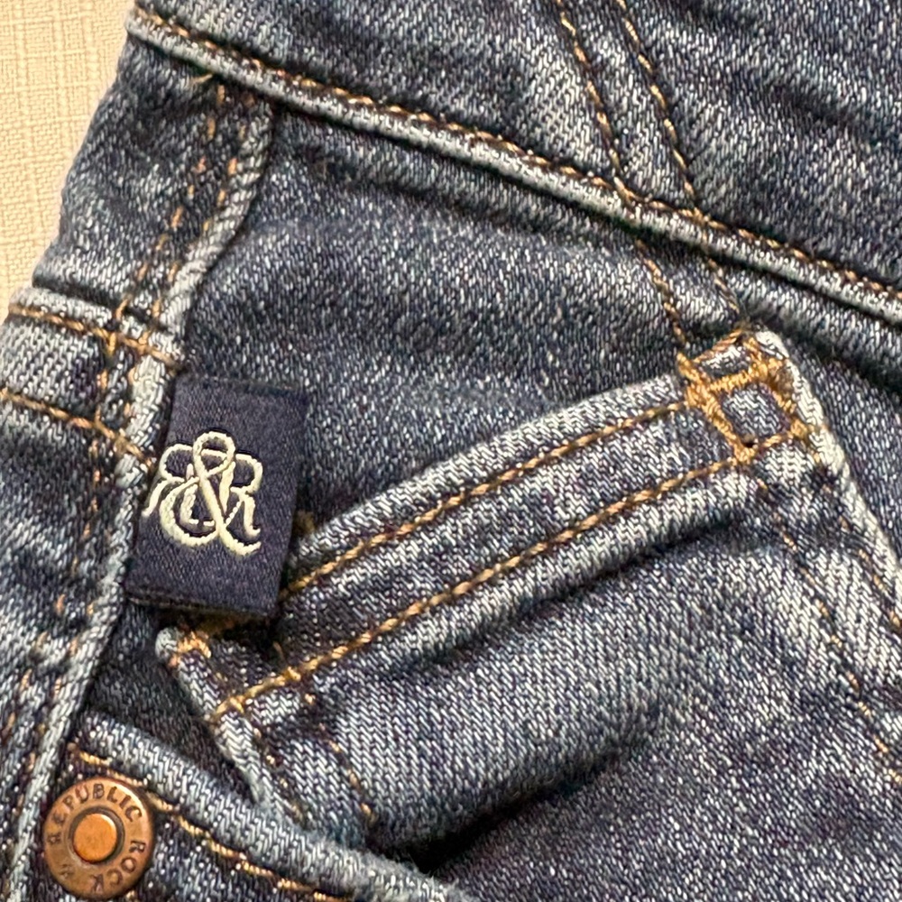 Rock & Republic Fixx Skinny Jeans Women’s Blue Denim- Size 6 M - Picture 7 of 10